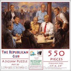 The Republican Club 550 pc Jigsaw Puzzle by SunsOut B07G2SNLJD